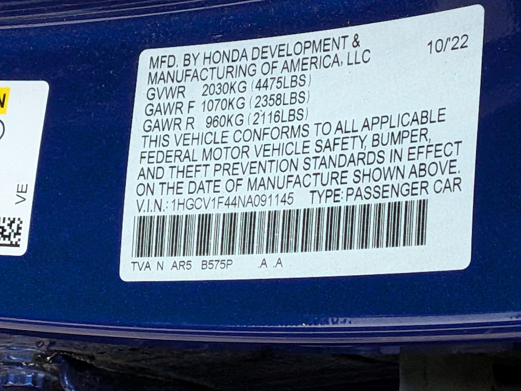 Thumbnail: 2022 Honda Accord - 16