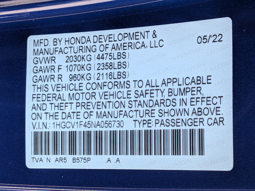 Thumbnail: 2022 Honda Accord - 17