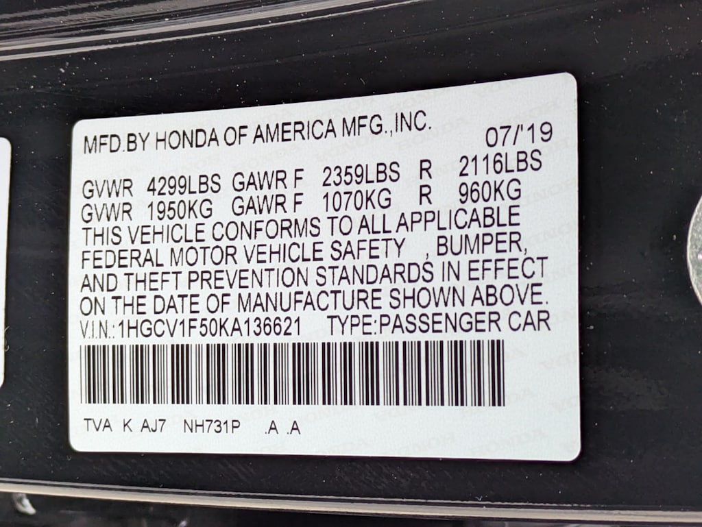 Thumbnail: 2019 Honda Accord - 18