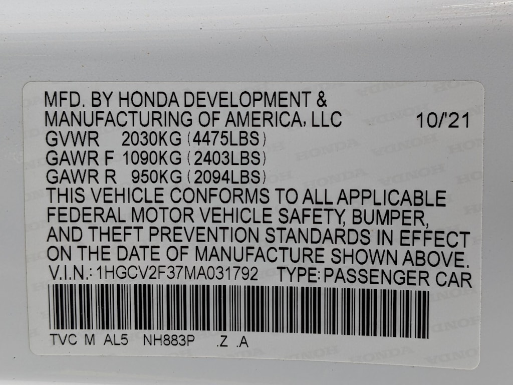 Thumbnail: 2021 Honda Accord - 19