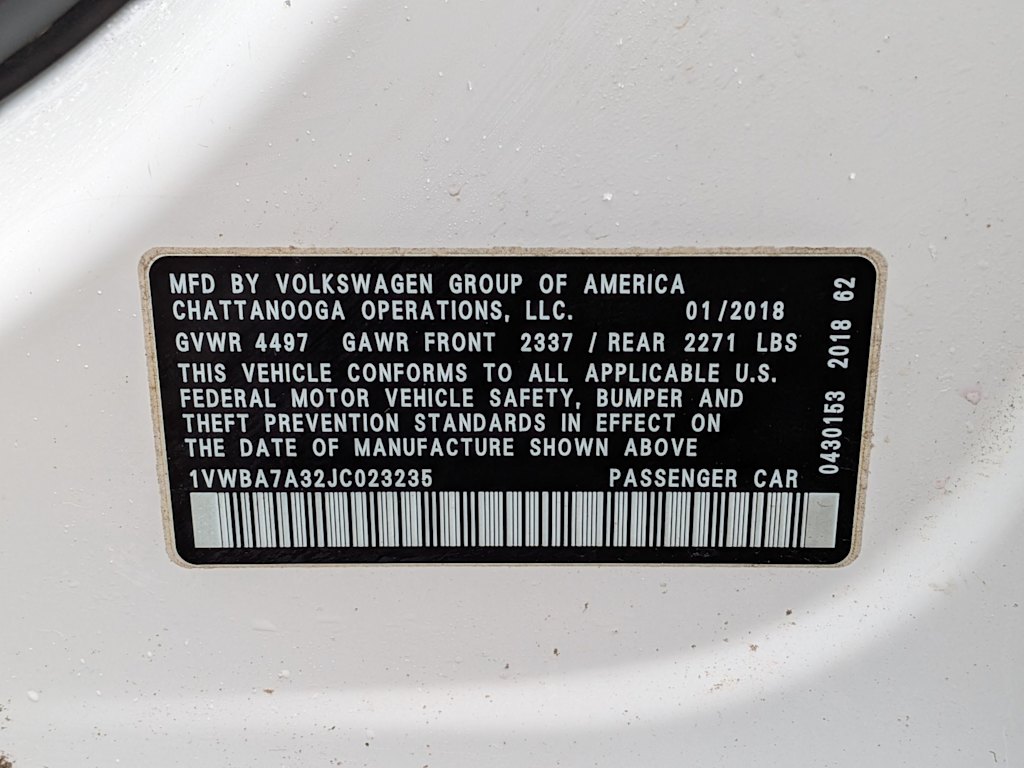 Thumbnail: 2018 Volkswagen Passat - 19