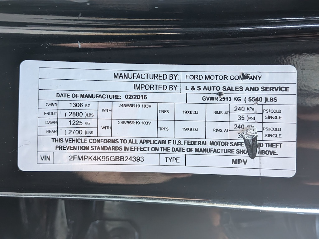 Thumbnail: 2016 Ford Edge - 18