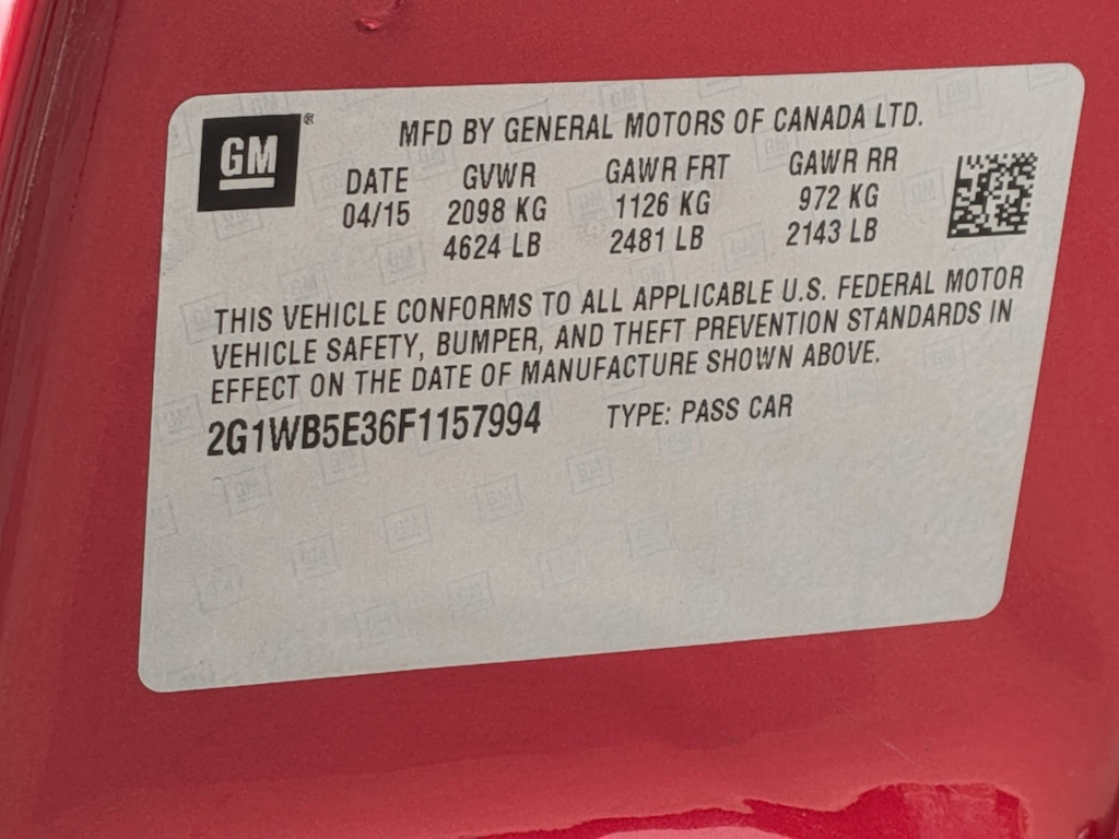 Thumbnail: 2015 Chevrolet Impala - 17