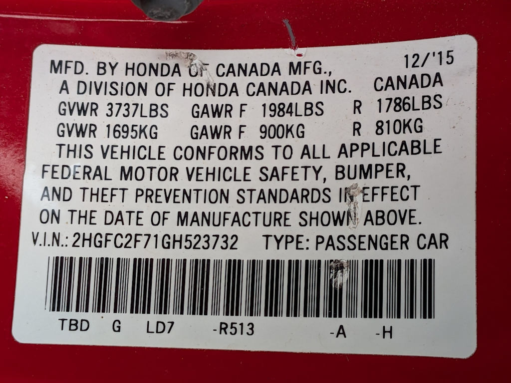 Thumbnail: 2016 Honda Civic - 18