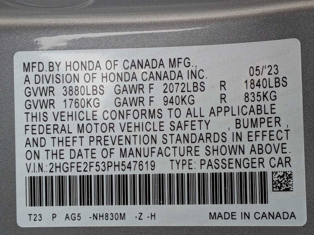 Thumbnail: 2023 Honda Civic - 41