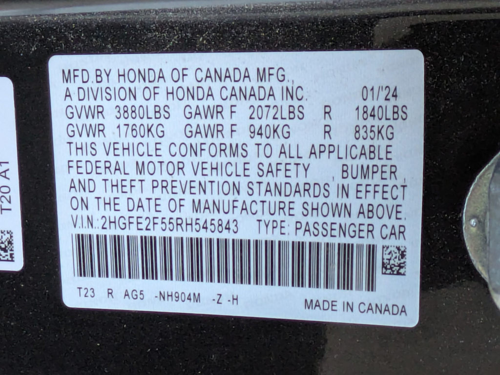 Thumbnail: 2024 Honda Civic - 19