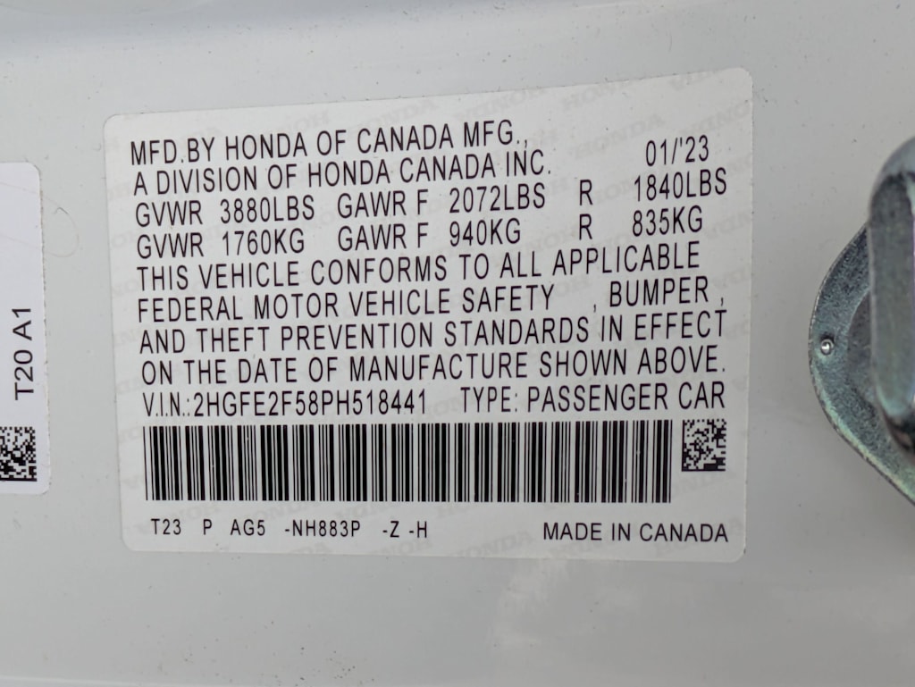 Thumbnail: 2023 Honda Civic - 18