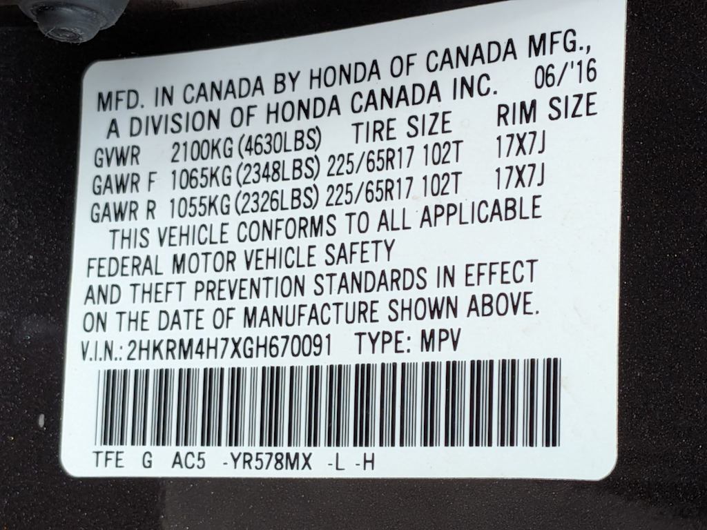 Thumbnail: 2016 Honda CR-V - 18