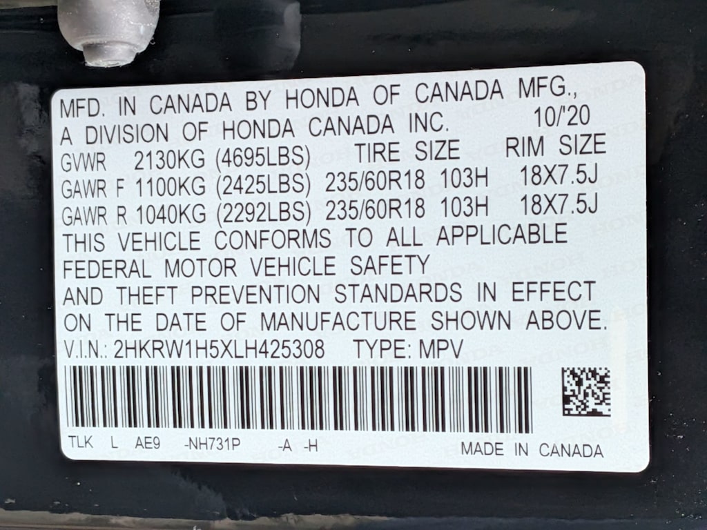Thumbnail: 2020 Honda CR-V - 20