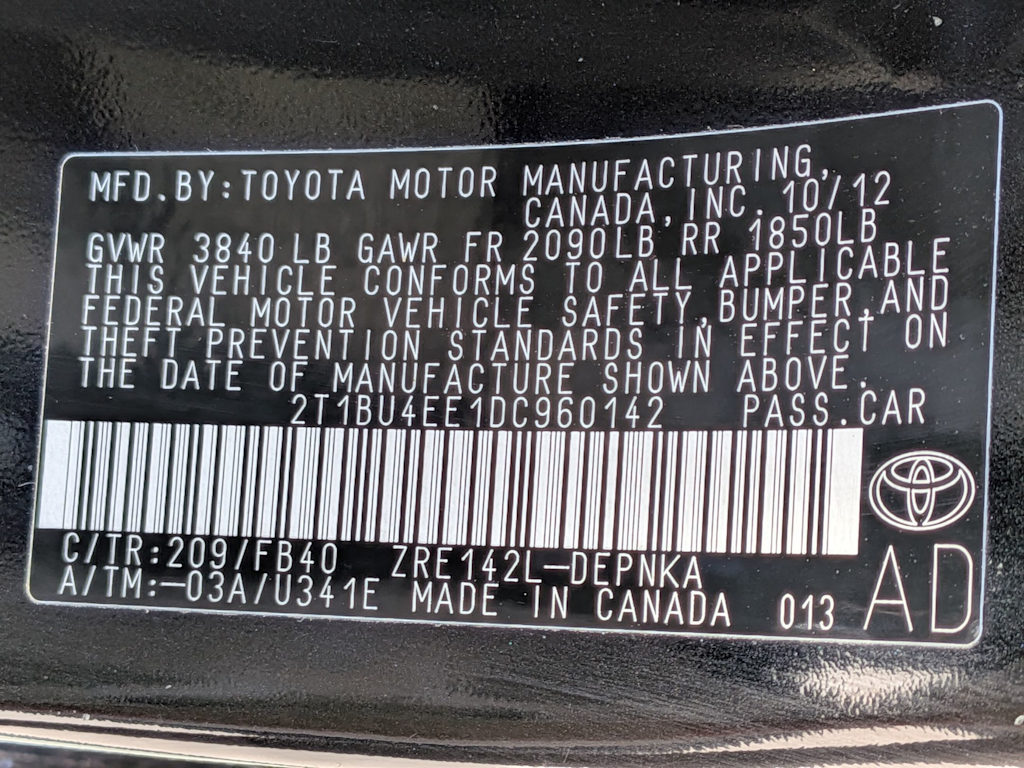 Thumbnail: 2013 Toyota Corolla - 19