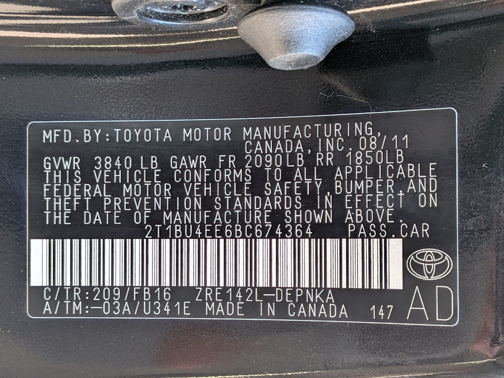 Thumbnail: 2011 Toyota Corolla - 19