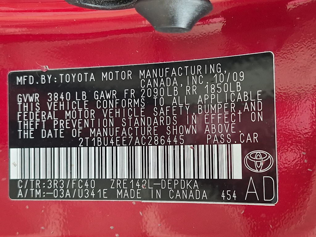 Thumbnail: 2010 Toyota Corolla - 19