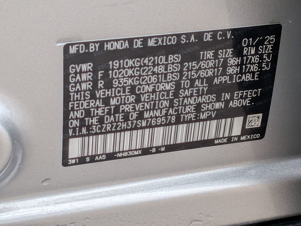 Thumbnail: 2025 Honda HR-V - 19