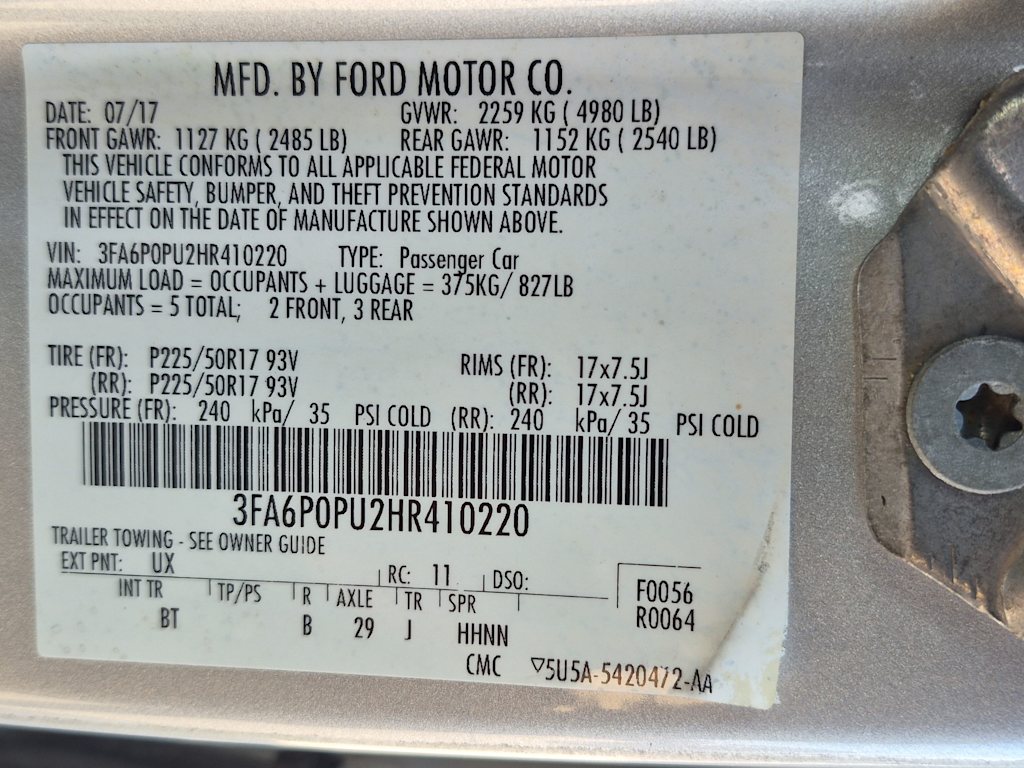Thumbnail: 2017 Ford Fusion - 18