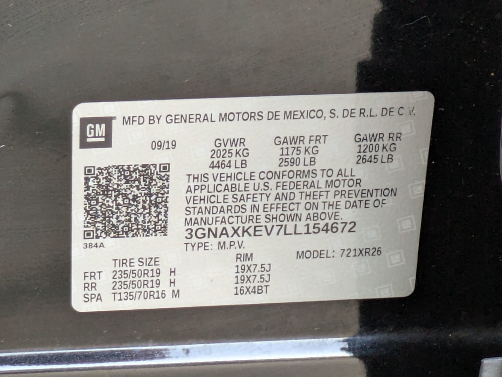 Thumbnail: 2020 Chevrolet Equinox - 18