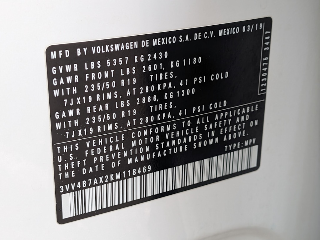 Thumbnail: 2019 Volkswagen Tiguan - 19