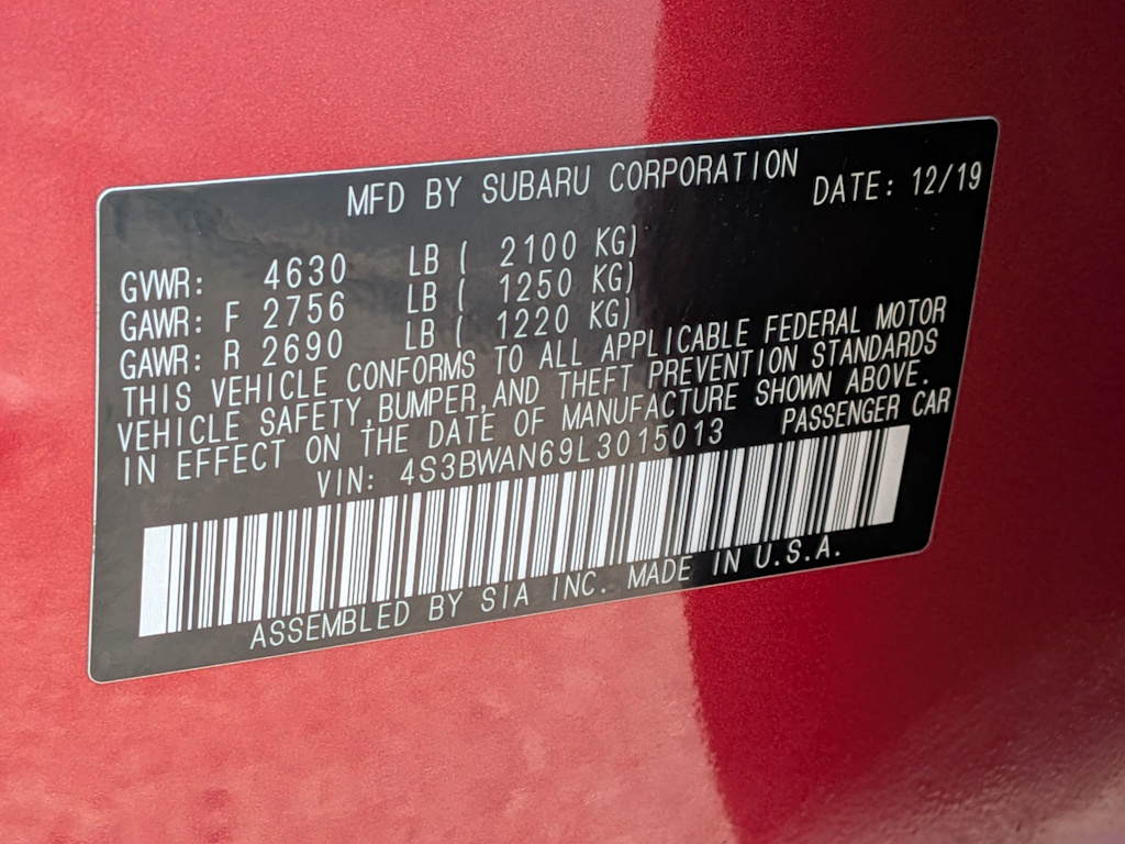 Thumbnail: 2020 Subaru Legacy - 18