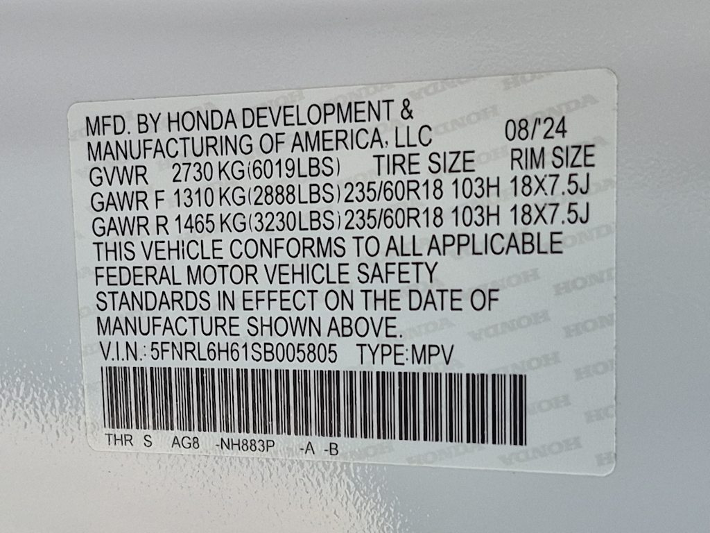 Thumbnail: 2025 Honda Odyssey - 19