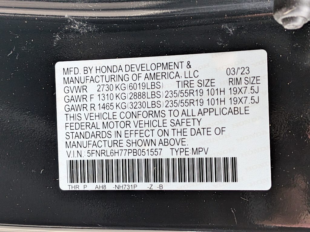 Thumbnail: 2023 Honda Odyssey - 18