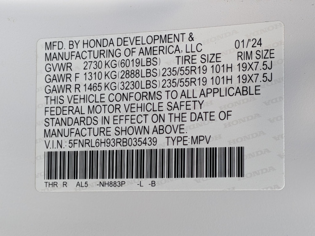 Thumbnail: 2024 Honda Odyssey - 17
