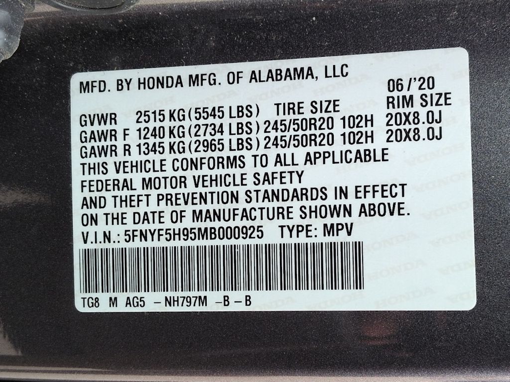 Thumbnail: 2021 Honda Pilot - 18