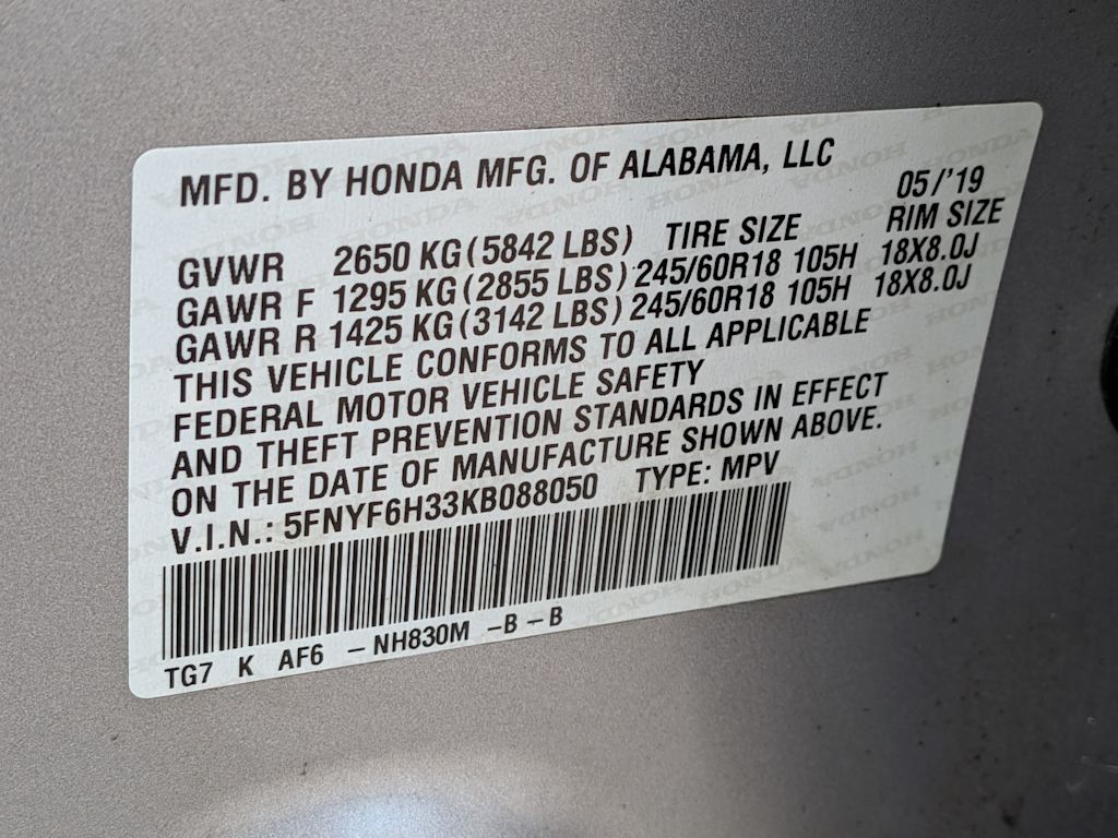 Thumbnail: 2019 Honda Pilot - 19