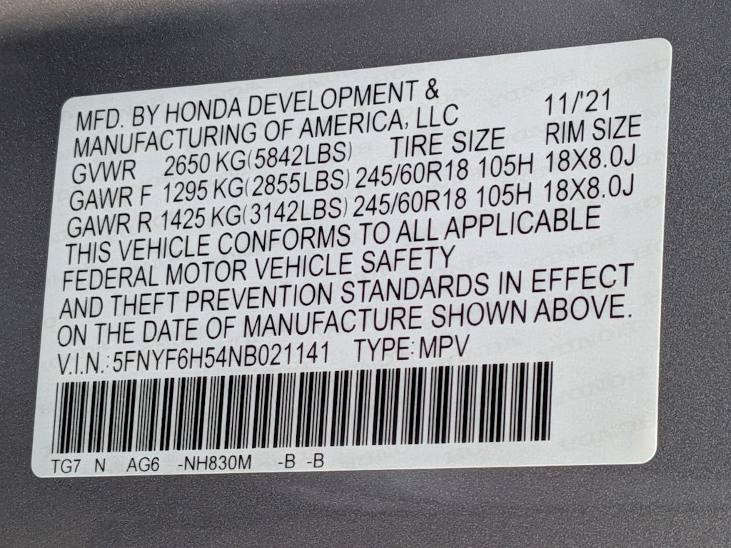 Thumbnail: 2022 Honda Pilot - 18