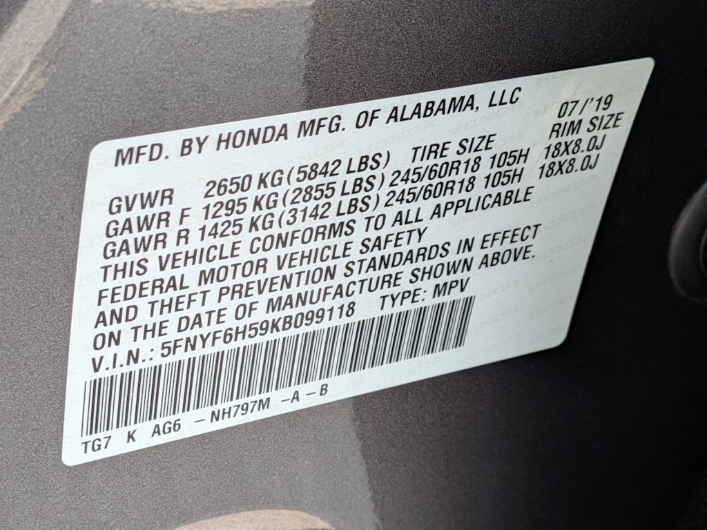 Thumbnail: 2019 Honda Pilot - 19