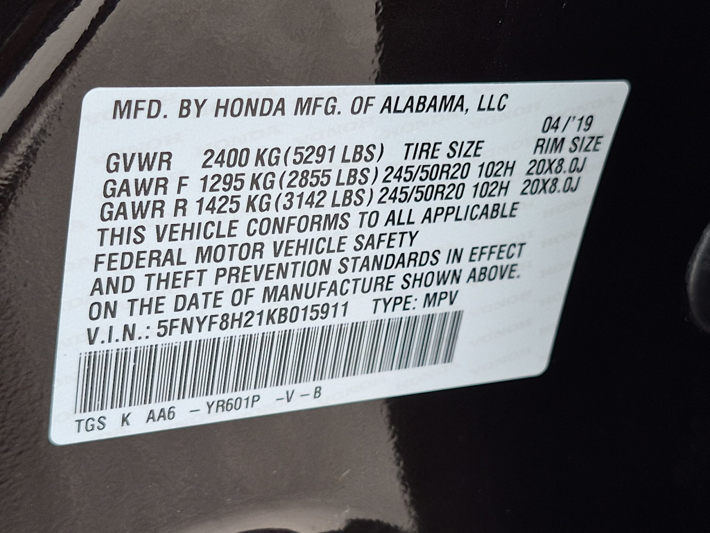 Thumbnail: 2019 Honda Passport - 19