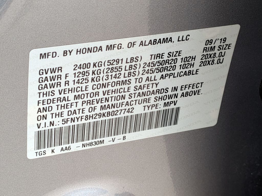 Thumbnail: 2019 Honda Passport - 19