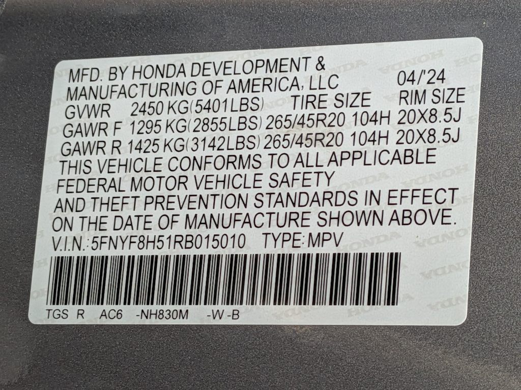 Thumbnail: 2024 Honda Passport - 17