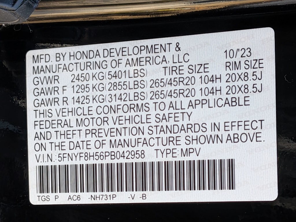 Thumbnail: 2023 Honda Passport - 18