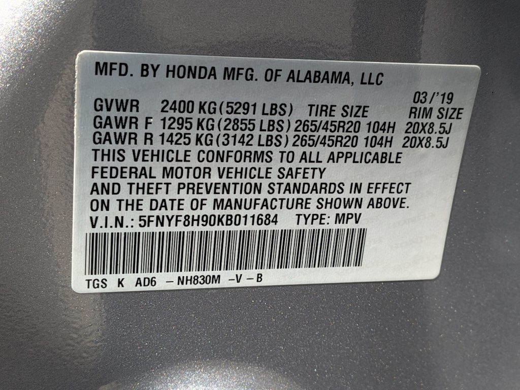 Thumbnail: 2019 Honda Passport - 18