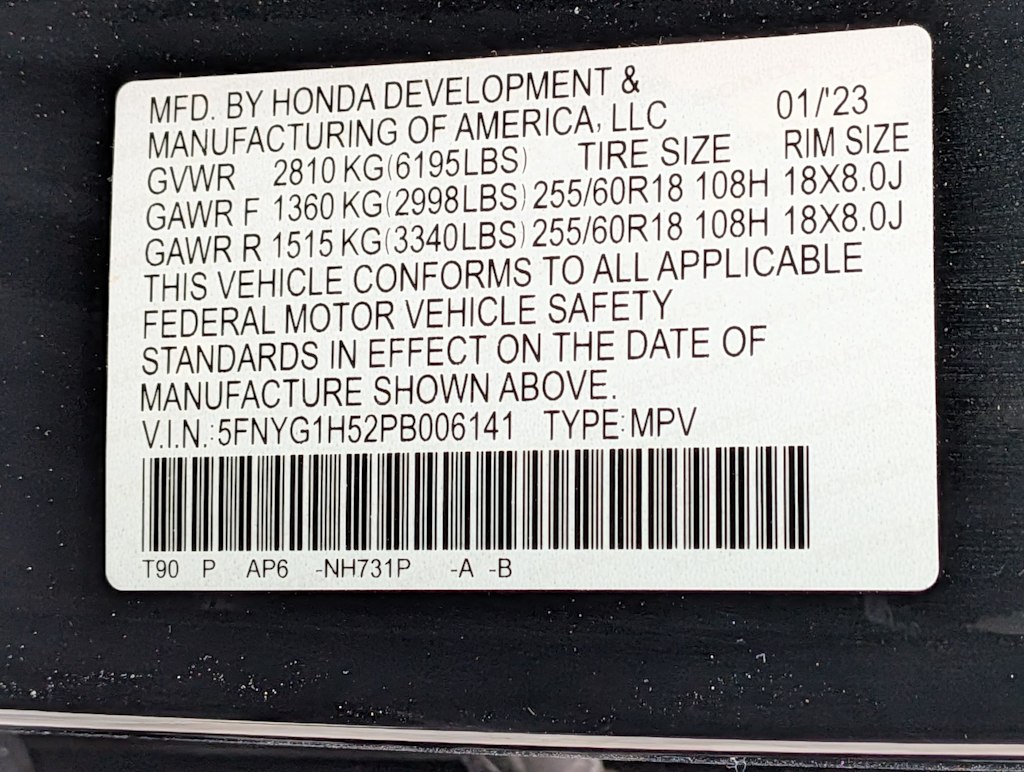 Thumbnail: 2023 Honda Pilot - 17