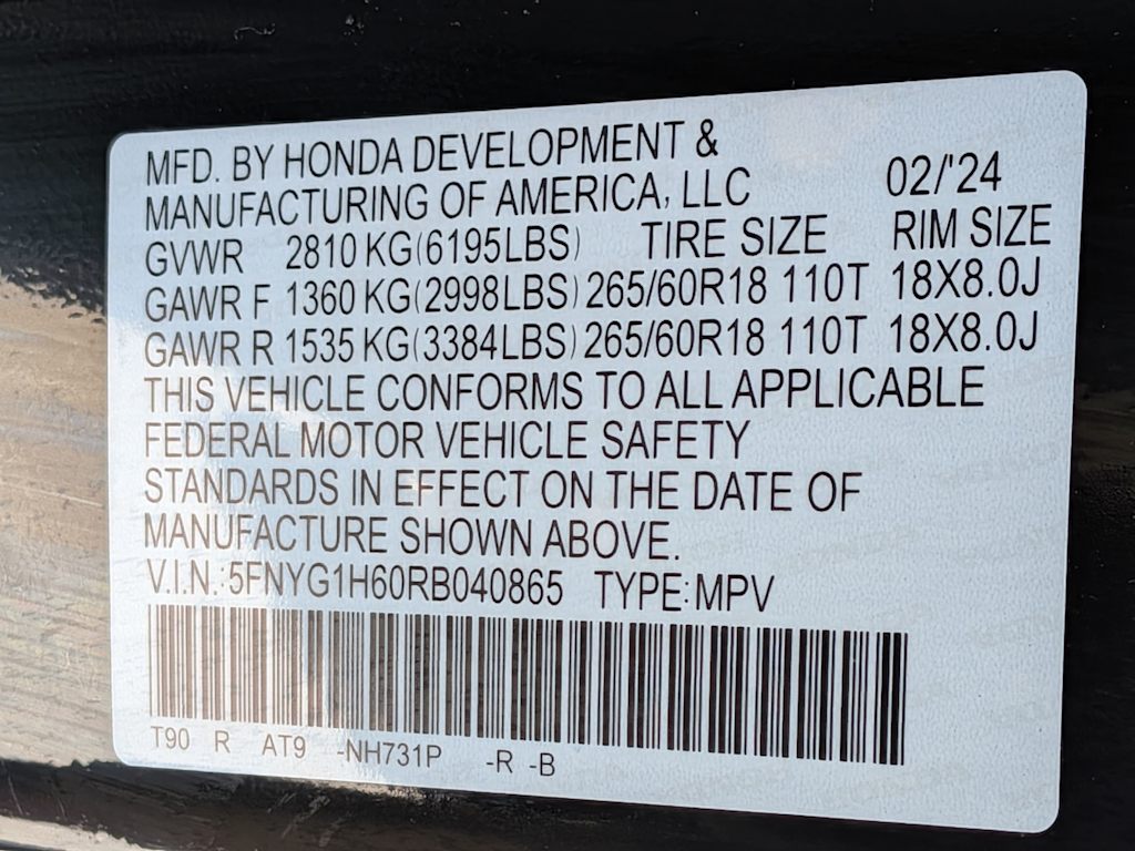 Thumbnail: 2024 Honda Pilot - 19