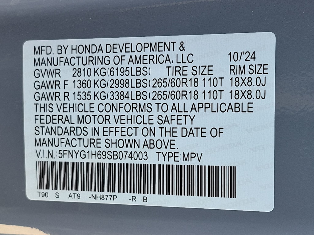 Thumbnail: 2025 Honda Pilot - 18