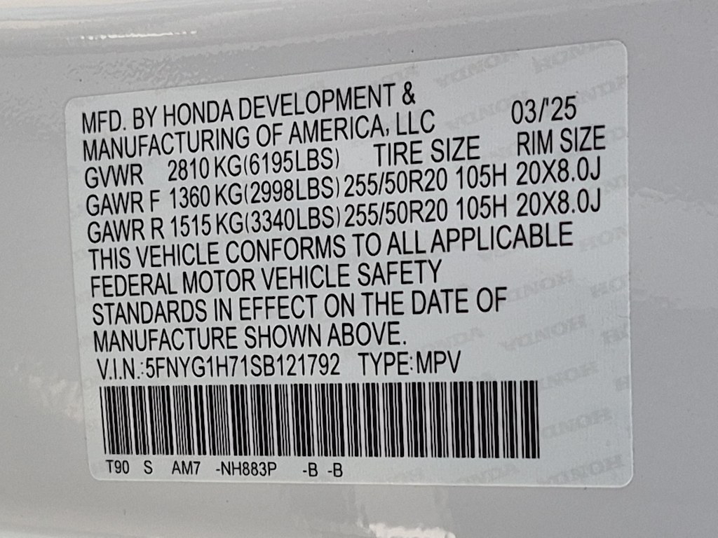 Thumbnail: 2025 Honda Pilot - 19