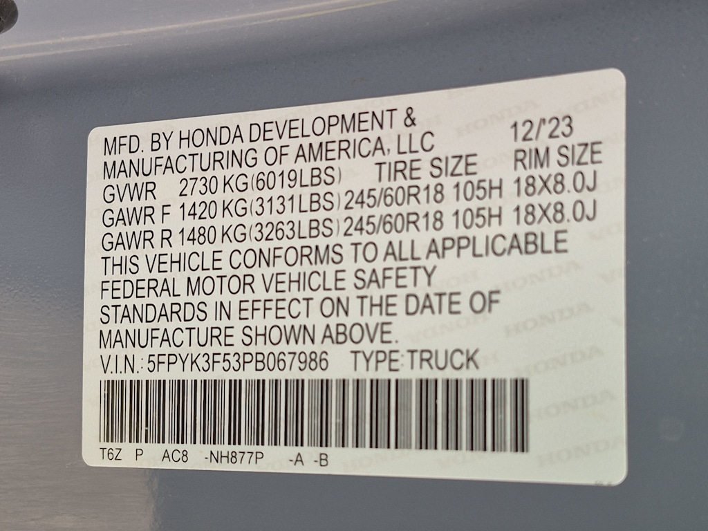 Thumbnail: 2023 Honda Ridgeline - 18