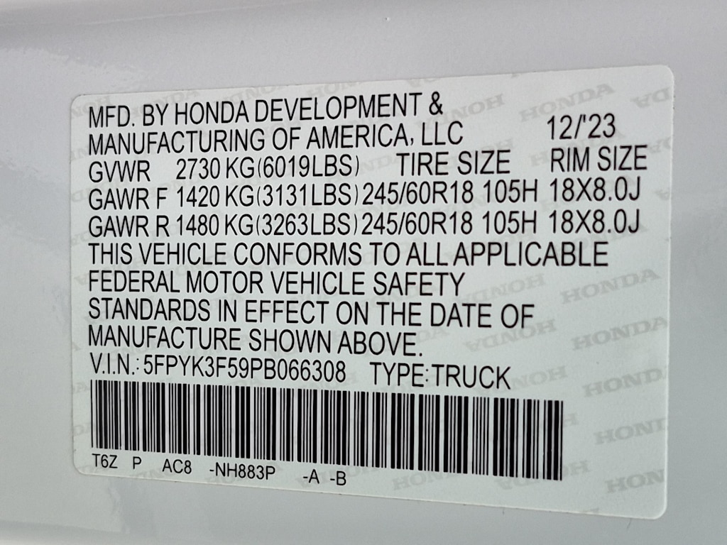 Thumbnail: 2023 Honda Ridgeline - 17
