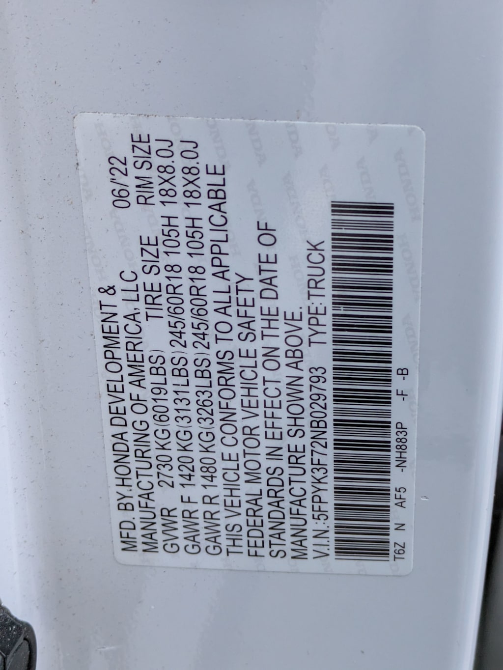 Thumbnail: 2022 Honda Ridgeline - 18