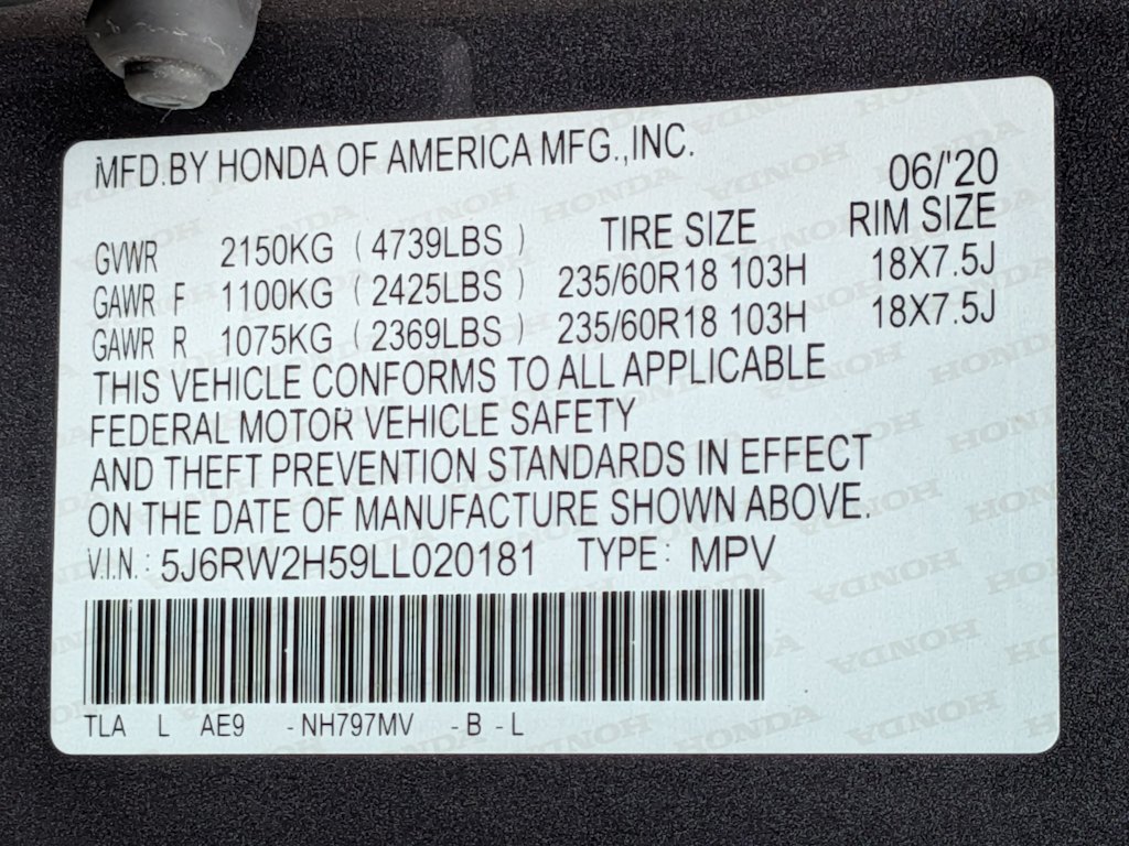 Thumbnail: 2020 Honda CR-V - 18