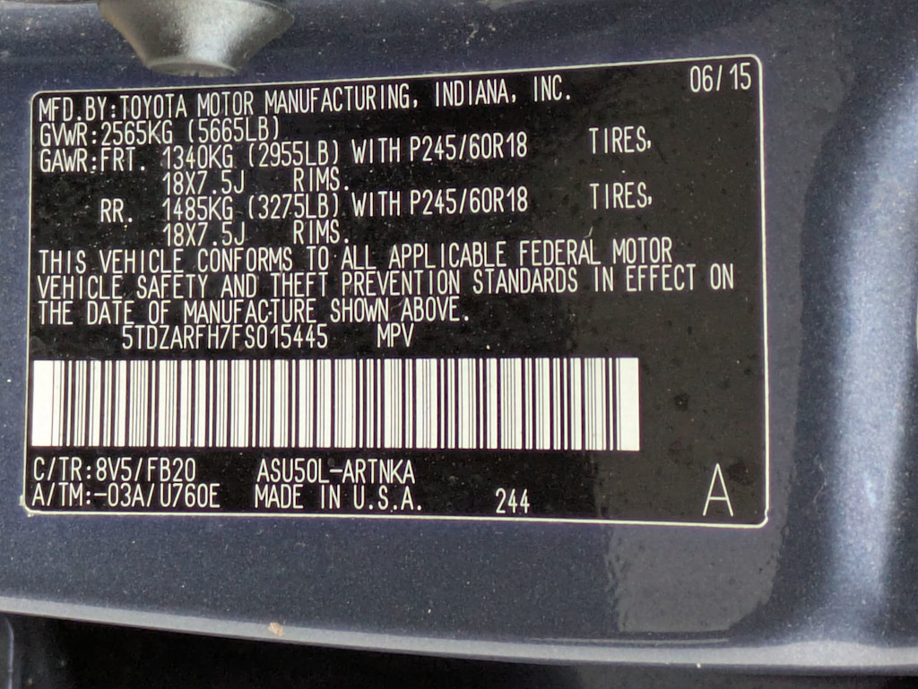 Thumbnail: 2015 Toyota Highlander - 18