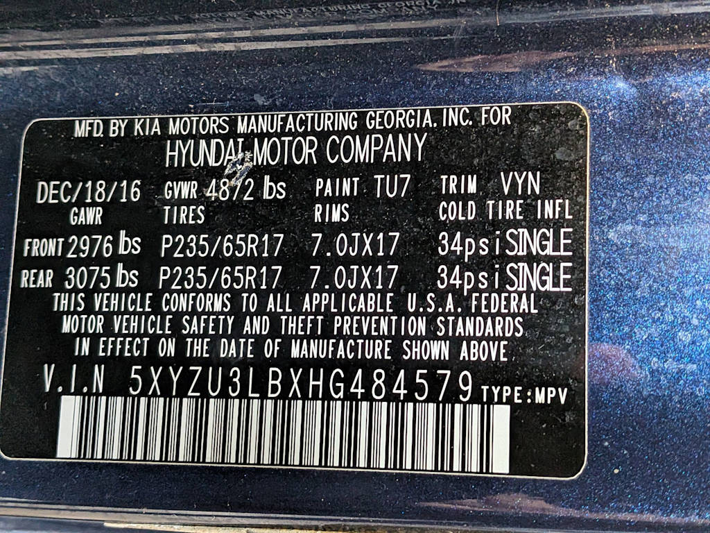 Thumbnail: 2017 Hyundai Santa Fe - 18