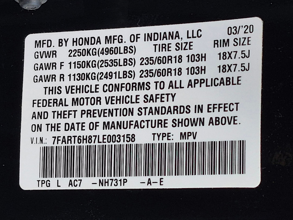 Thumbnail: 2020 Honda CR-V - 15