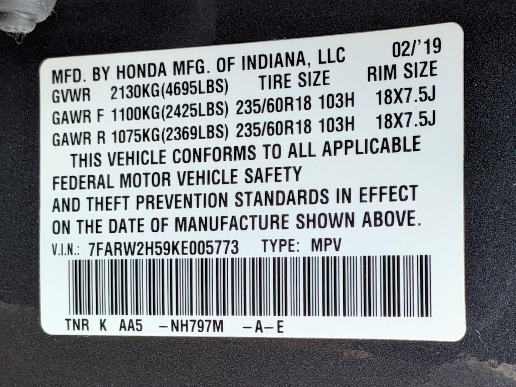 Thumbnail: 2019 Honda CR-V - 17