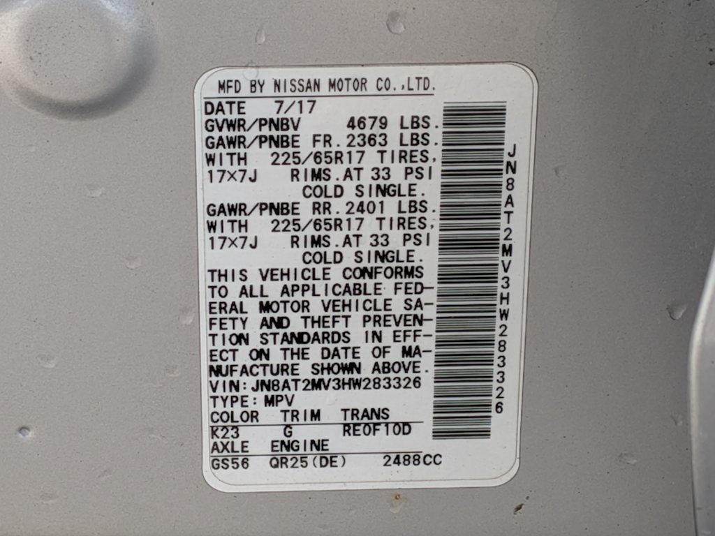 Thumbnail: 2017 Nissan Rogue - 18