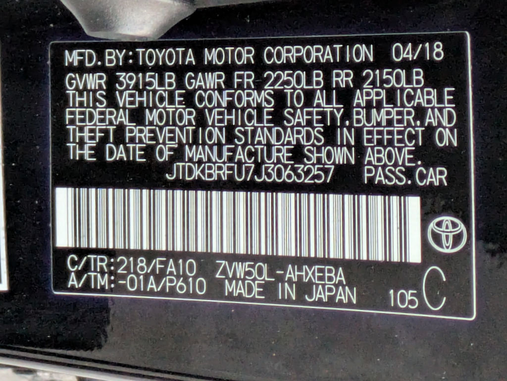 Thumbnail: 2018 Toyota Prius - 18