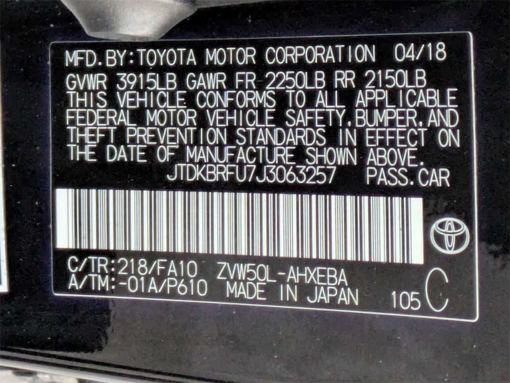 Thumbnail: 2018 Toyota Prius - 18