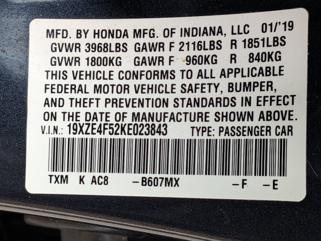 Thumbnail: 2019 Honda Insight - 19