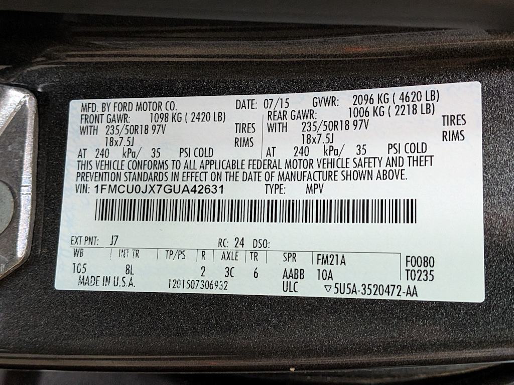 Thumbnail: 2016 Ford Escape - 20